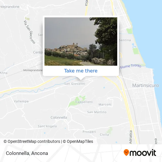 Colonnella map