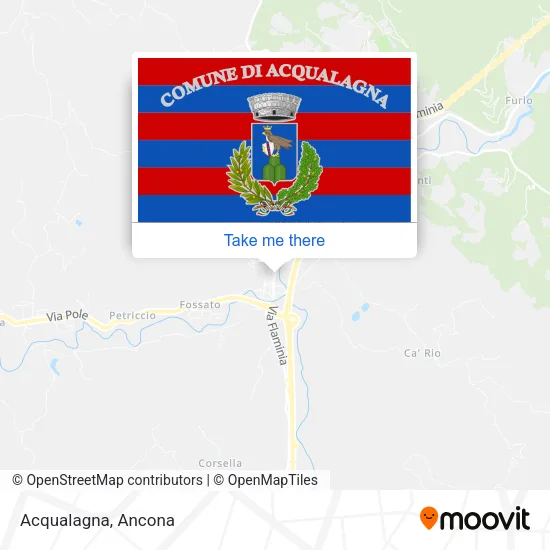 Acqualagna map