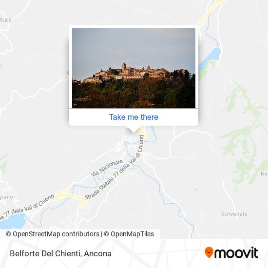 Belforte Del Chienti map