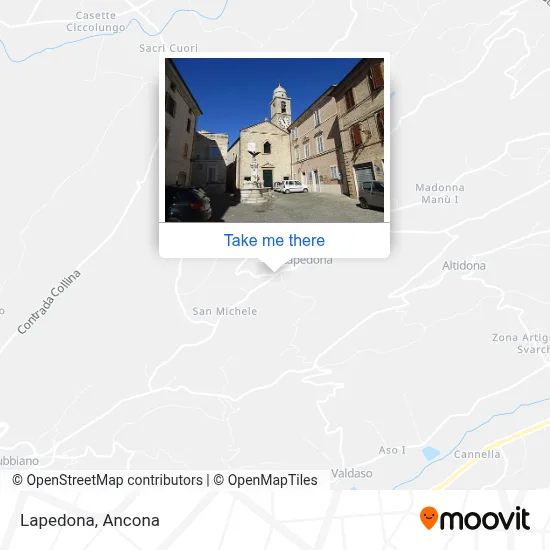 Lapedona map