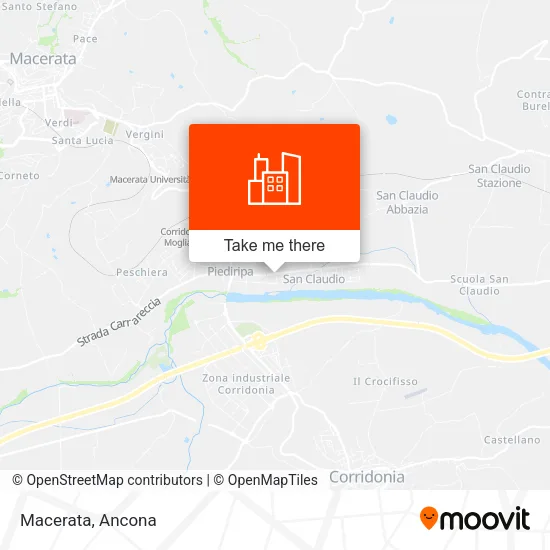 Macerata map