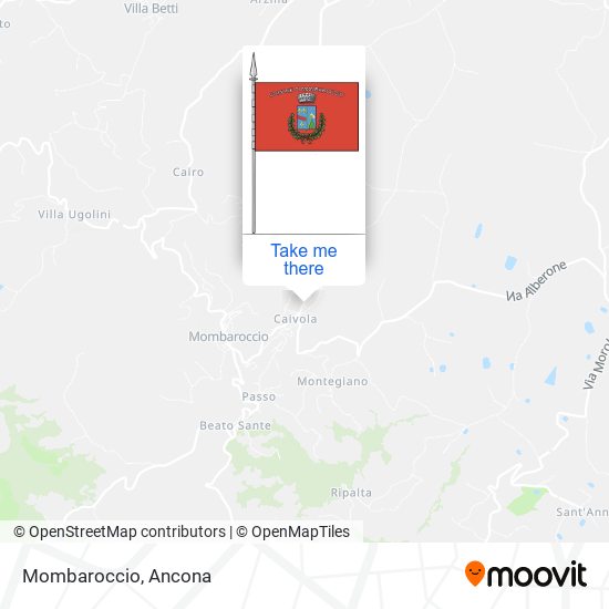 Mombaroccio map