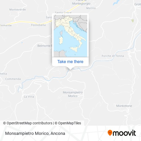 Monsampietro Morico map