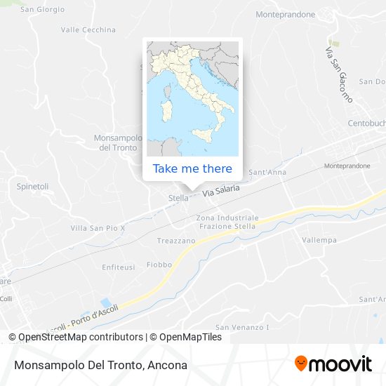 Monsampolo Del Tronto map