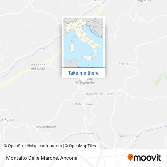 Montalto Delle Marche map