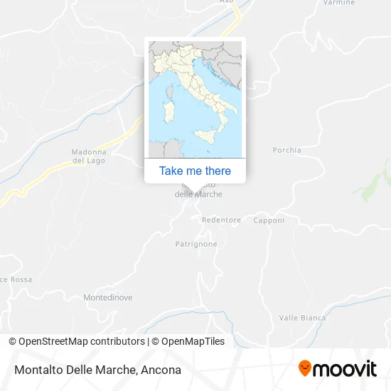 Montalto Delle Marche map