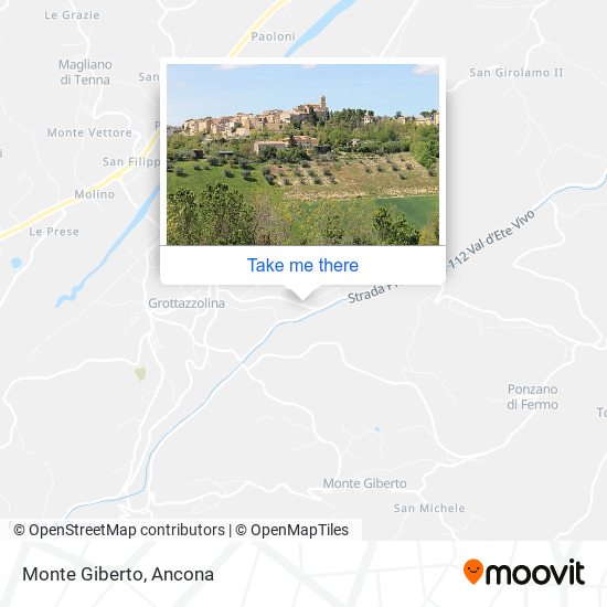 Monte Giberto map