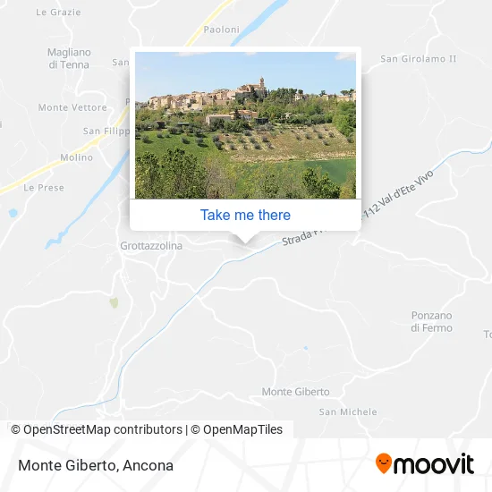 Monte Giberto map