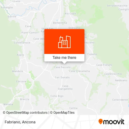 Fabriano map