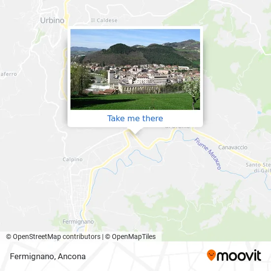Fermignano map