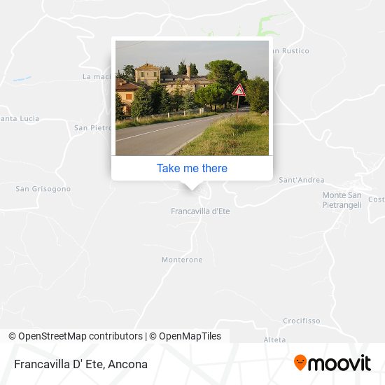 Francavilla D' Ete map