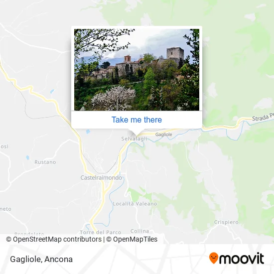 Gagliole map