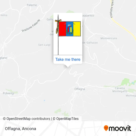 Offagna map