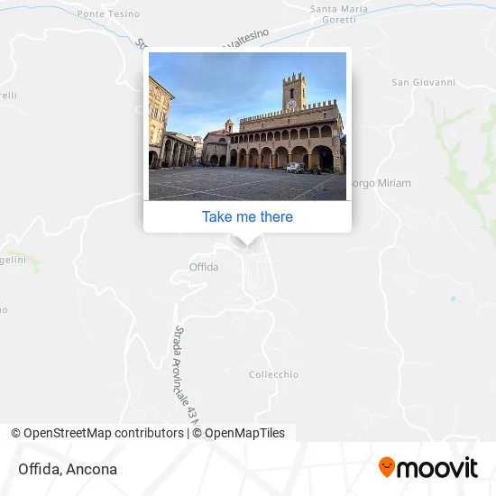 Offida map