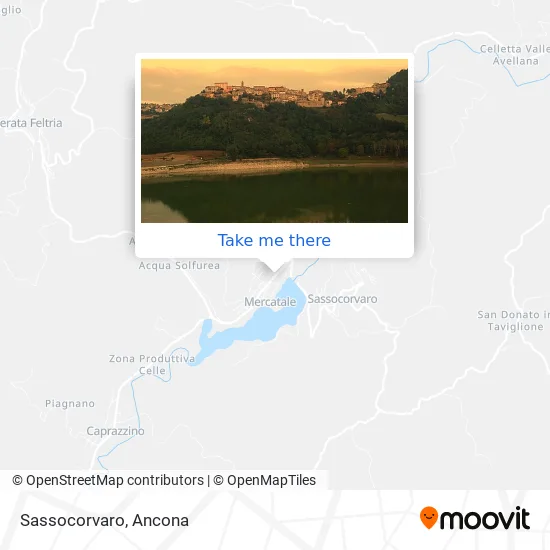 Sassocorvaro map