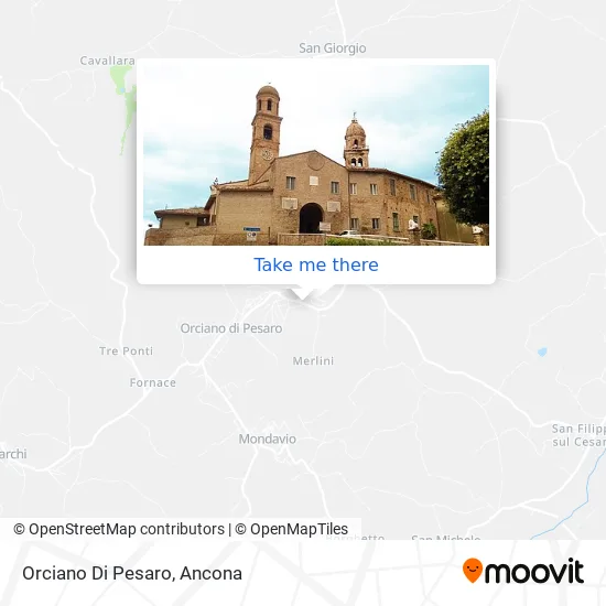 Orciano Di Pesaro map