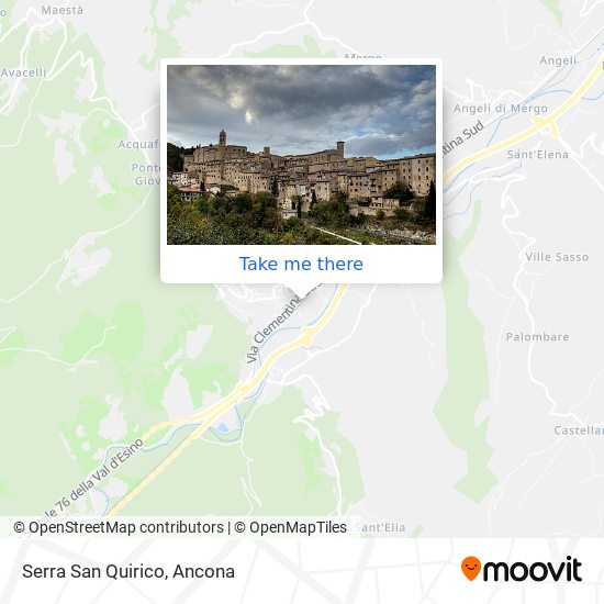 Serra San Quirico map