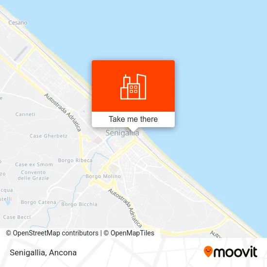 Senigallia map