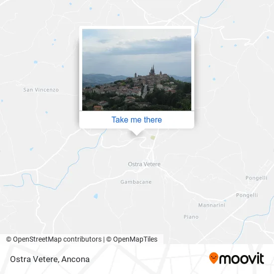 Ostra Vetere map