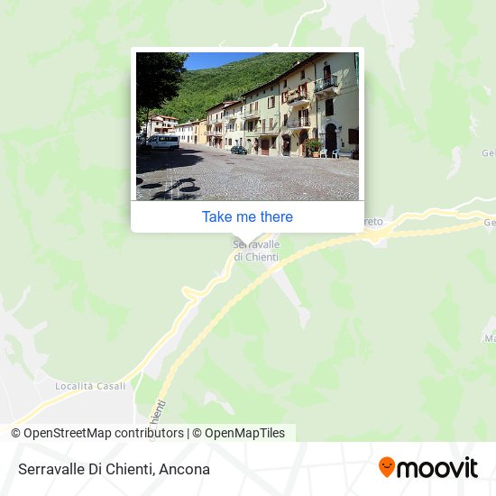 Serravalle Di Chienti map