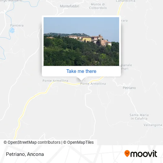 Petriano map