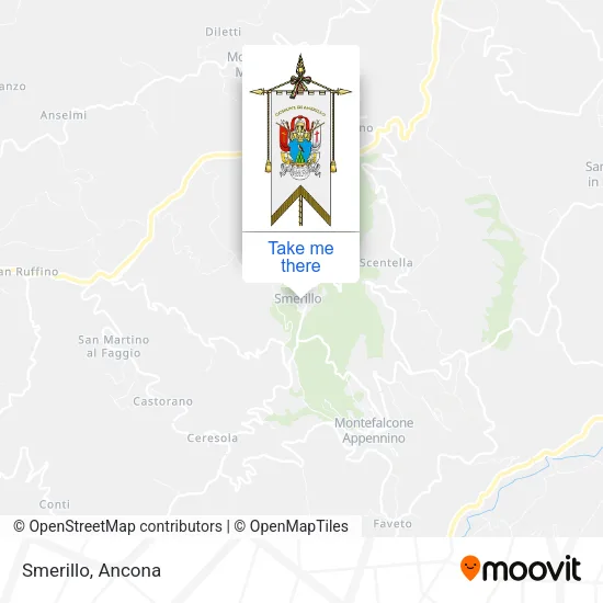 Smerillo map