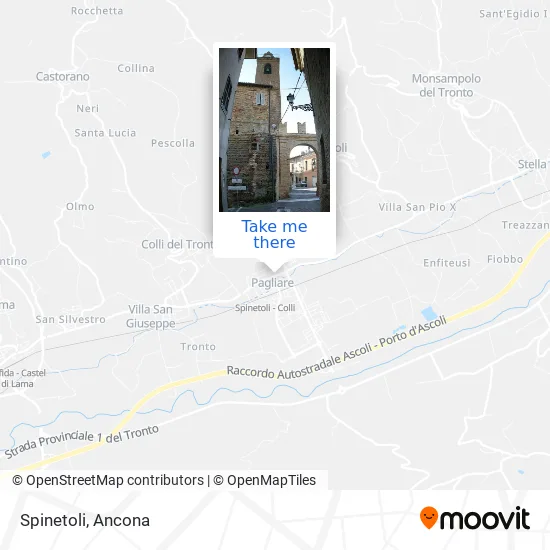 Spinetoli map