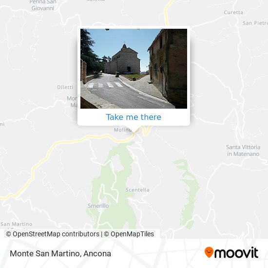 Monte San Martino map