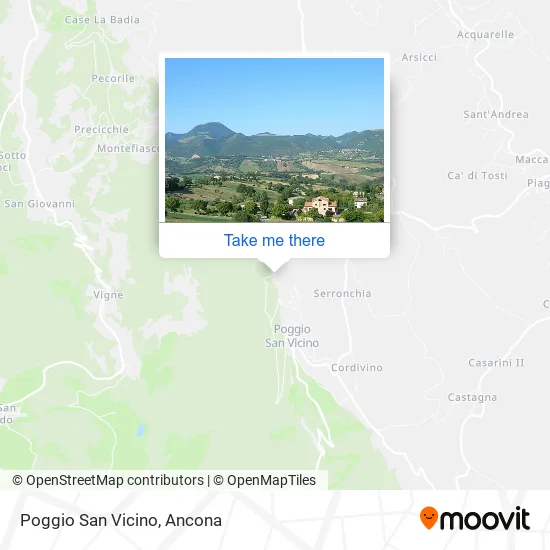 Poggio San Vicino map