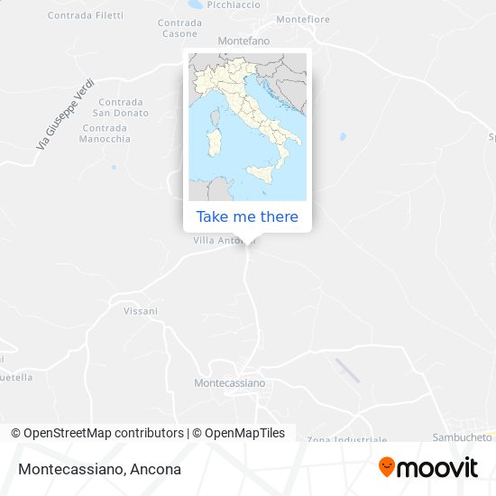 Montecassiano map