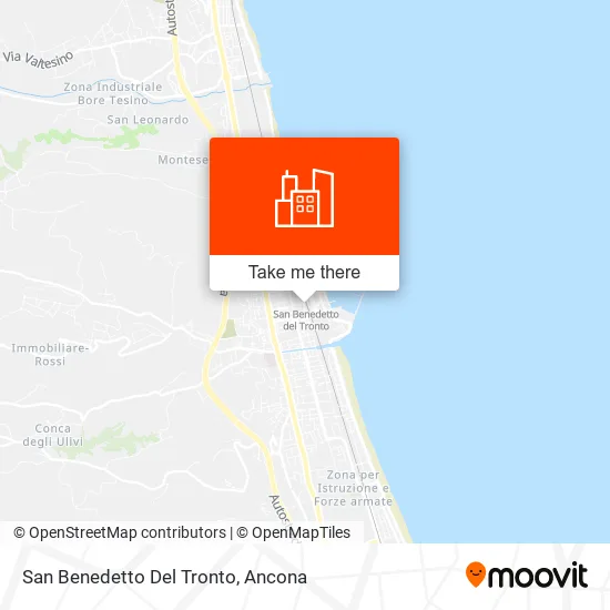 San Benedetto Del Tronto map