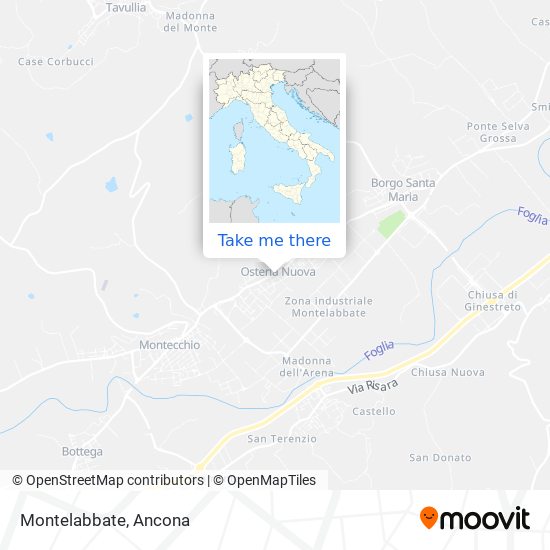 Montelabbate map