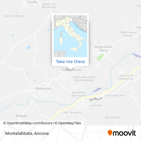 Montelabbate map