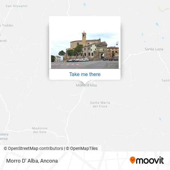 Morro D' Alba map