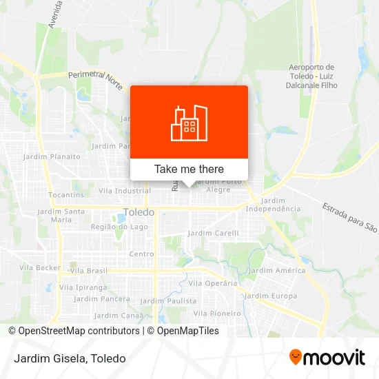 Jardim Gisela map