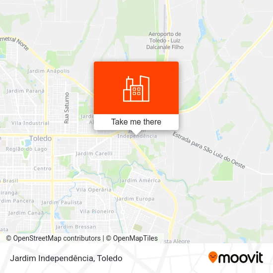 Jardim Independência map