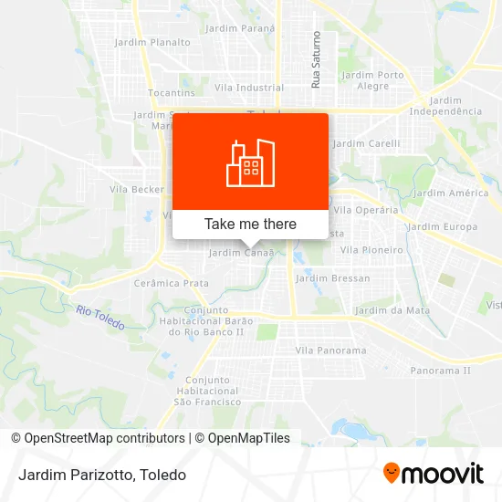 Jardim Parizotto map