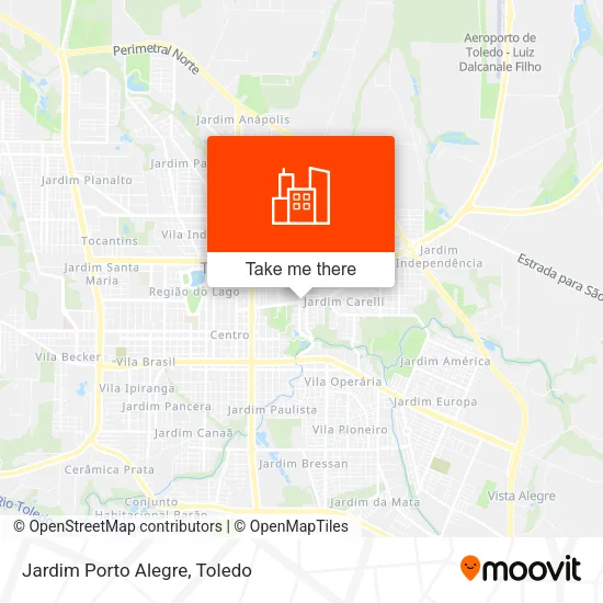 Jardim Porto Alegre map