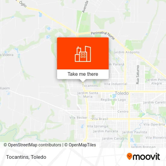 Tocantins map
