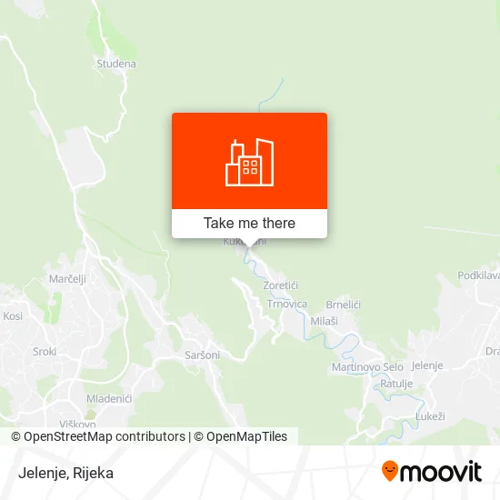 Jelenje map