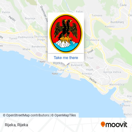 Rijeka map