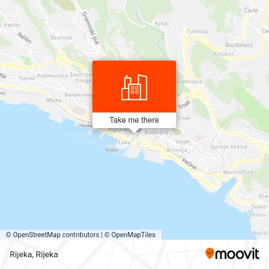 Rijeka map