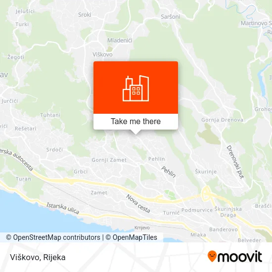 Viškovo map