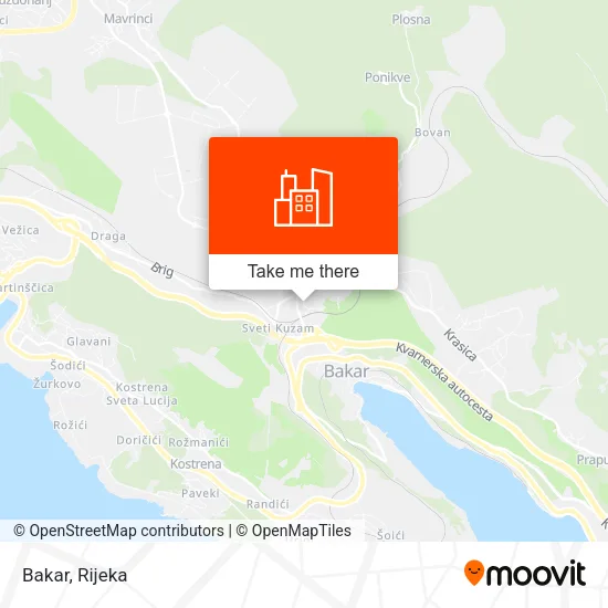 Bakar map