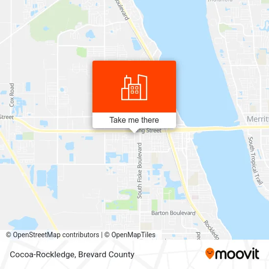 Cocoa-Rockledge map