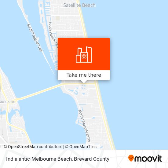 Mapa de Indialantic-Melbourne Beach