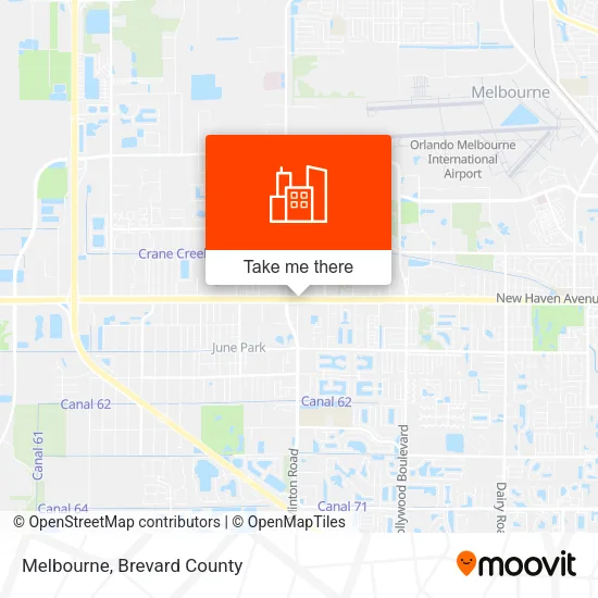 Melbourne map
