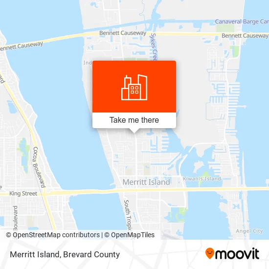 Merritt Island map
