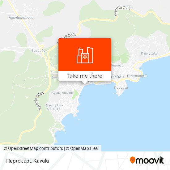 Περιστέρι map