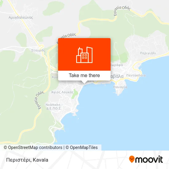 Περιστέρι map